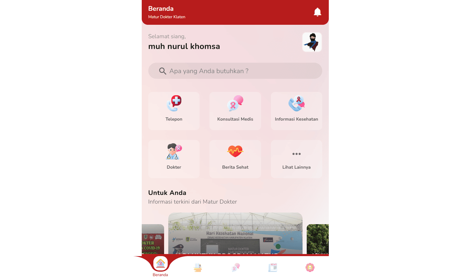 Aplikasi Sistem Informasi Kesehatan dan Telemedicine — cover